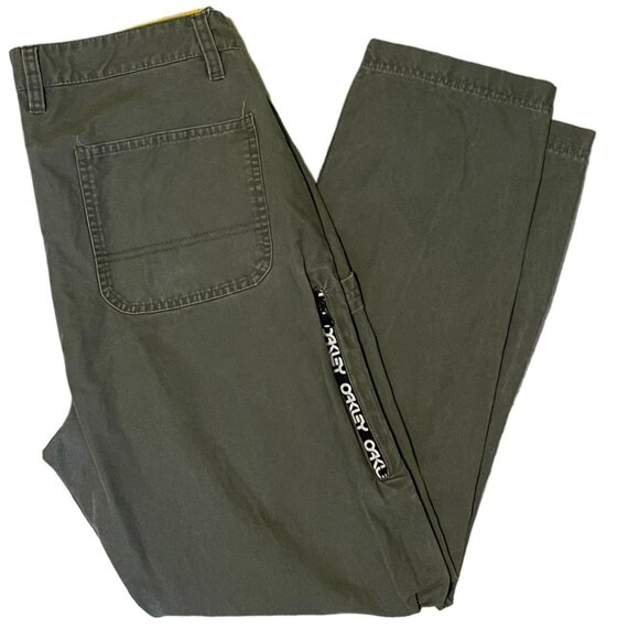 Oakley Icon Worker Pants Custom Fit Dark Brush Green Men's Size 32 - Picture 6 of 8